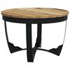 vidaXL Tavolino da Salotto in Legno Massello Grezzo di Mango 60x40 cm