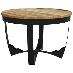 vidaXL Tavolino da Salotto in Legno Massello Grezzo di Mango 60x40 cm
