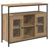 vidaXL Credenza Rovere artigianale 100 x 35 x 80 cm Legno multistrato