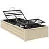 vidaXL Telaio Letto Elettrico Regolabile Crema 200 x 80 x 33,5 cm