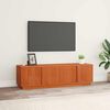 vidaXL Mobile TV Marrone Cera 140 x 40 x 40 cm Legno di pino massiccio