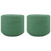 vidaXL Spago di Cotone 2 pz 2 mm 100 m Verde 100% Cotone
