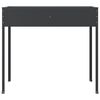 vidaXL Fioriera da Giardino Antracite 100,5x40,5x90 cm Acciaio Zincato