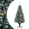 vidaXL Albero di Natale artificiale con 150 LED Verde 150 cm
