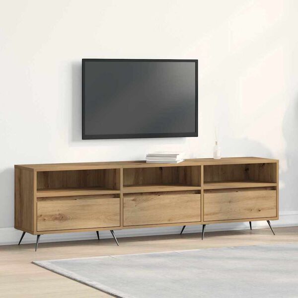 vidaXL Mobile TV rovere artigianale 150 x 30 x 44,5 cm