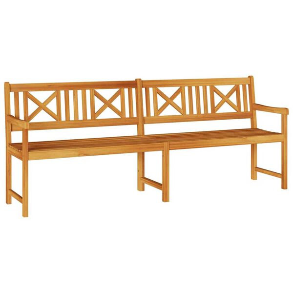 vidaXL Panchina da giardino Marrone 220 x 56 x 90cm
