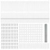 vidaXL Recinzione con Posto Argento 1 x 100 m Acciaio