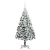vidaXL Albero di Natale artificiale con 300 LED Bianco 180 cm