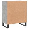 vidaXL Credenza Grigio Cemento 60x35x70 cm in Legno Multistrato