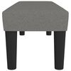 vidaXL Panca Grigio Scuro 100x30x30 cm in Tessuto