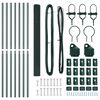 vidaXL Palo della recinzione Verde 10 x 1,6 m (rete 25 x 25 mm)