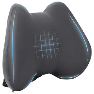 vidaXL Cuscino lombare Grigio Schiuma Memory 40 x 32 x 14 cm