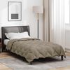 vidaXL Duvet Invernale Grigio chiaro 155 x 220 cm Microfibra