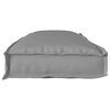 vidaXL Cuscino Grigio 110 x 40 x 8 cm Tessuto Oxford