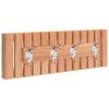 vidaXL Appendiabiti da Parete 42x8,5x14 cm in Legno Massello di Noce