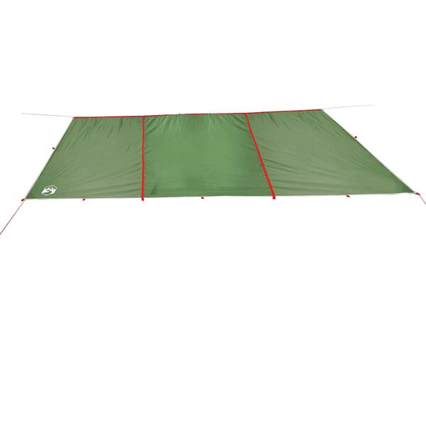 vidaXL Telone da Campeggio Verde 420x440 cm Impermeabile