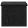 vidaXL Tavolino da salotto Rovere Nero 55 x 54,5 x 45 cm