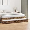 vidaXL Cassetti per letto Rovere fum&eacute; 180 x 36,5 x 16,5 cm