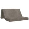 vidaXL Divano Letto Pieghevole 200 x 67 x 45cm Grigio Chiaro