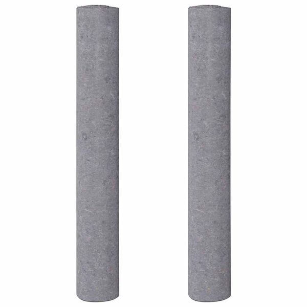 vidaXL Pile Antiscivolo da Pittore 2 pz 10 m 280 g/m&sup2; Grigio