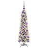vidaXL Albero di Natale artificiale con 150 LED Bianco 120 cm