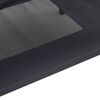 vidaXL Letto per Cani Nero 62 x 48 x 61 cm Acciaio