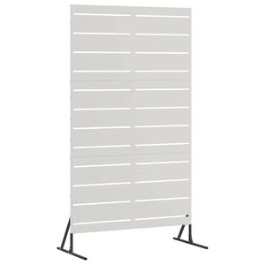 vidaXL Schermo per Privacy 100 x 50 x 180 cm Acciaio Inox Argento