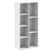 vidaXL Libreria Bianca 50x25x105 cm in Legno Multistrato