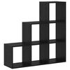 vidaXL Libreria divisoria Rovere Nero 99 x 29 x 99 cm