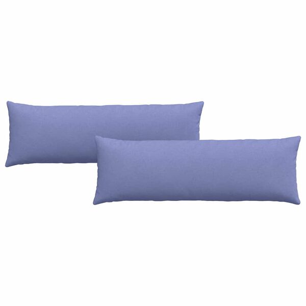 vidaXL Cuscini da Divano 2 pcs Blu 120 x 40 cm Tessuto