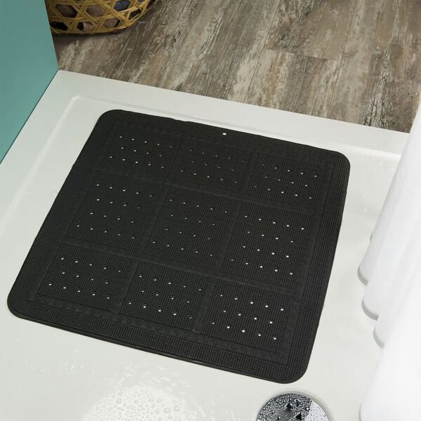 Sealskin Tappetino da Bagno Antiscivolo Unilux 55x55 cm Antracite