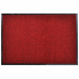 vidaXL Zerbino Rosso 90 x 120 cm in PVC