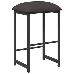 vidaXL Sgabello da bar Grigio Scuro 40 x 32 x 74 cm