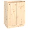 vidaXL Scarpiera 60x35x80 cm in Legno Massello di Pino