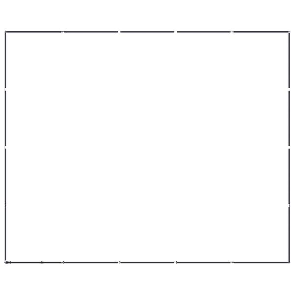 vidaXL Gabbia per Cani da Esterno in Acciaio 18,43 m²