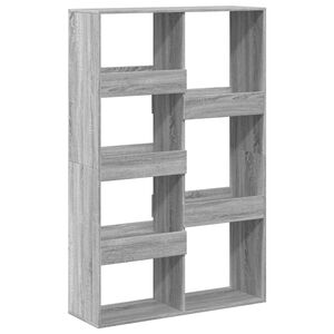 vidaXL Libreria Grigio Sonoma 100x33x155,5 cm in Legno Multistrato