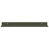 vidaXL Mensola sospesa 2 pcs Verde oliva 40 x 8,5 x 2,5 cm Acciaio