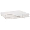 vidaXL Coperta Ponderata Bianco 220 x 235 cm 15 kg 100% Cotone 205T