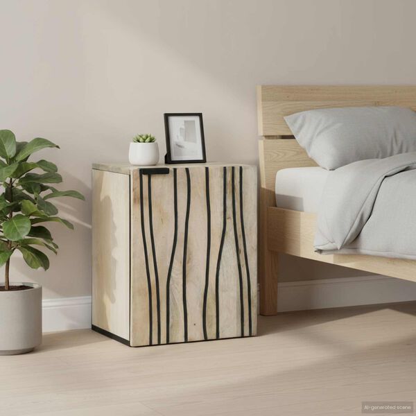 vidaXL Armadio per Lavabo da Bagno con porta Bianco 38 x 33,5 x 48 cm