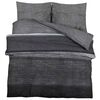 vidaXL Set Copripiumino Grigio Scuro 140x200 cm in Cotone