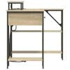 vidaXL Scrivania Rovere Sonoma 120 x 79 x 86,5 cm Legno multistrato
