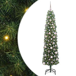 vidaXL Albero di Natale artificiale con 300 LED Verde 180 cm