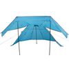 vidaXL Tenda da Campeggio Tipi per 5 Persone Blu Impermeabile