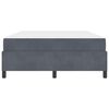 vidaXL Struttura del letto Grigio scuro 140 x 200 cm Tessuto