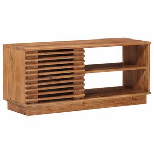 vidaXL Mobile TV con archiviazione con porta Naturale 90 x 30 x 40 cm