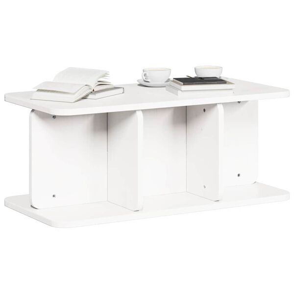 vidaXL Tavolino da salotto Bianco 80 x 39,5 x 33,5 cm