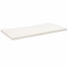 vidaXL Piano Scrivania Bianco 80x40x2,5 cm in Legno Massello di Pino