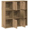 vidaXL Libreria Rovere Artigianale 90x28x90 cm in Legno Multistrato