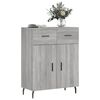 vidaXL Credenza Grigio Sonoma 69,5x34x90 cm in Legno Multistrato