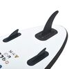 vidaXL Set Tavola da SUP Gonfiabile Nero e Bianco